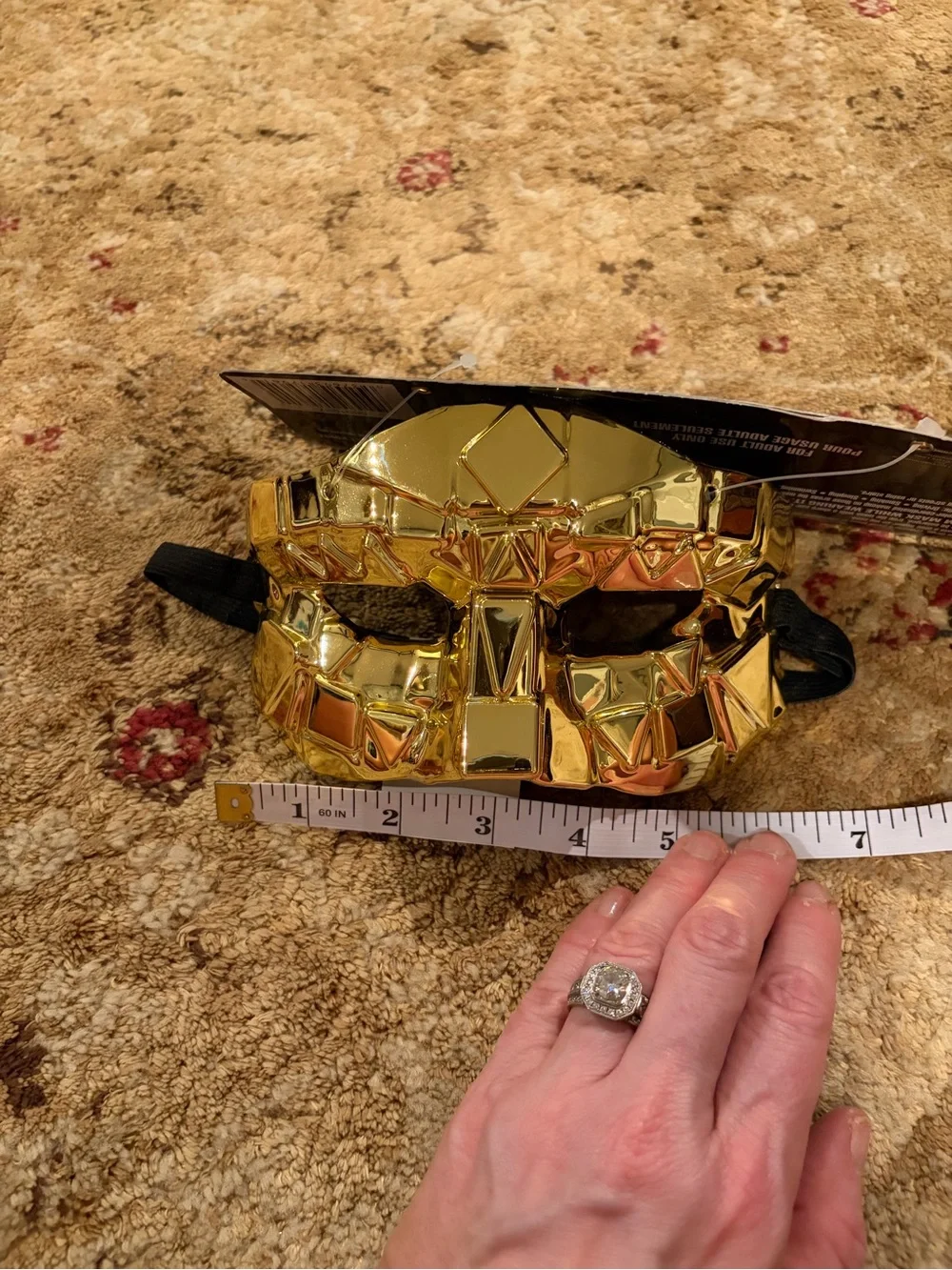 NWT Urban Future Domino Metallic Gold Mask - Women Accessories Halloween party